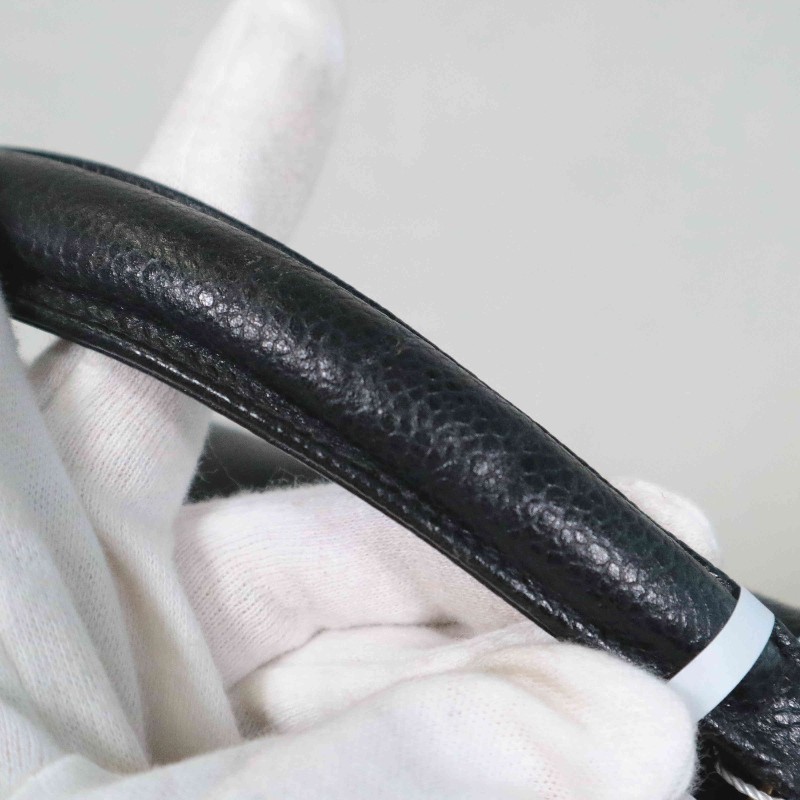 Chanel 魚子醬牛皮 黑金 Kelly 貝嫂包 手提包-28