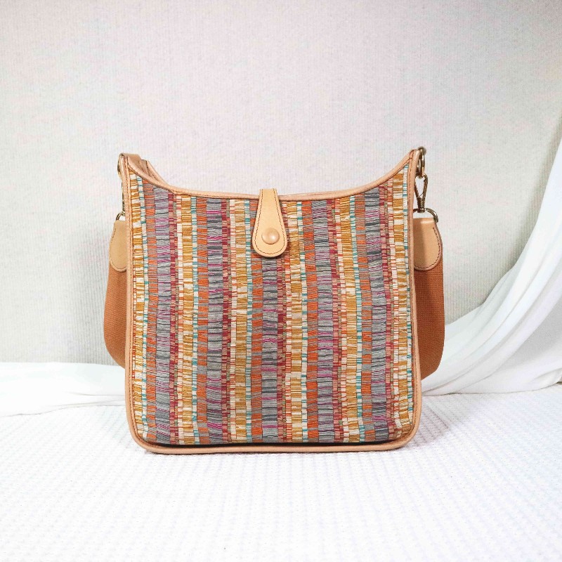 HERMES  EVELYNE 29 絕版羊切皮工藝 肩背包-2