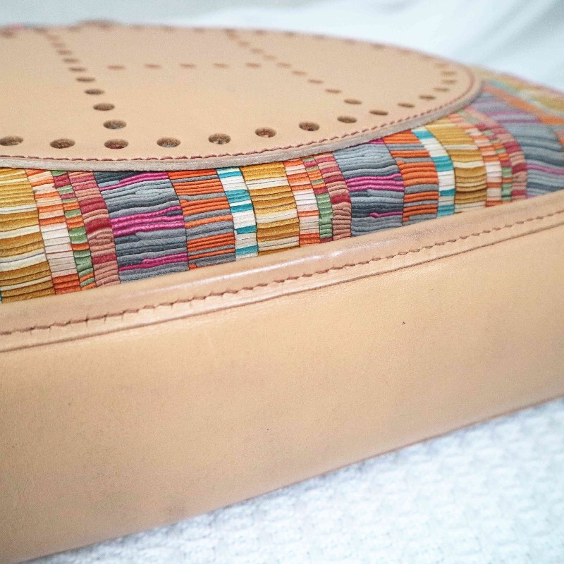 HERMES  EVELYNE 29 絕版羊切皮工藝 肩背包-15