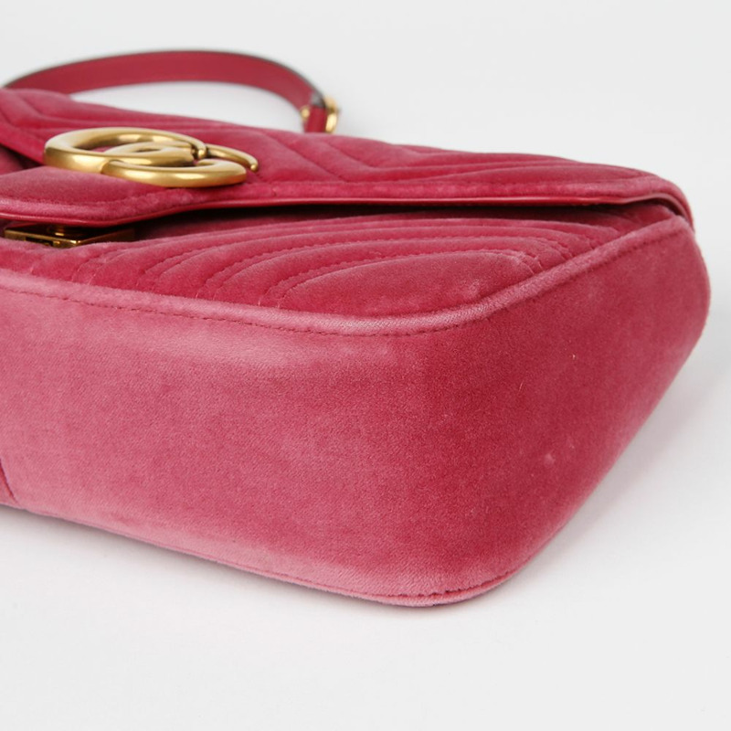 GUCCI GG Marmont 小號鏈條單肩斜背包 443497-8