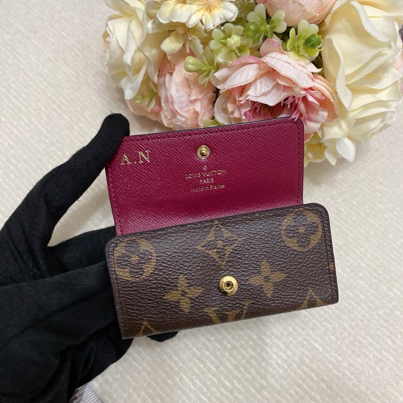 LV M41945 4孔鑰匙包 桃🏅-4