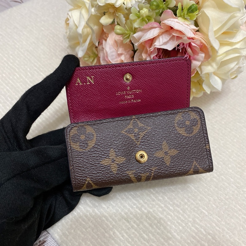 LV M41945 4孔鑰匙包 桃🏅-5