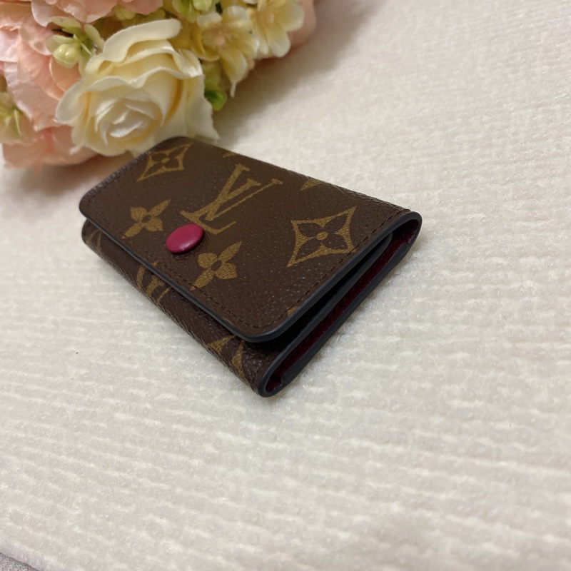 LV M41945 4孔鑰匙包 桃🏅-10