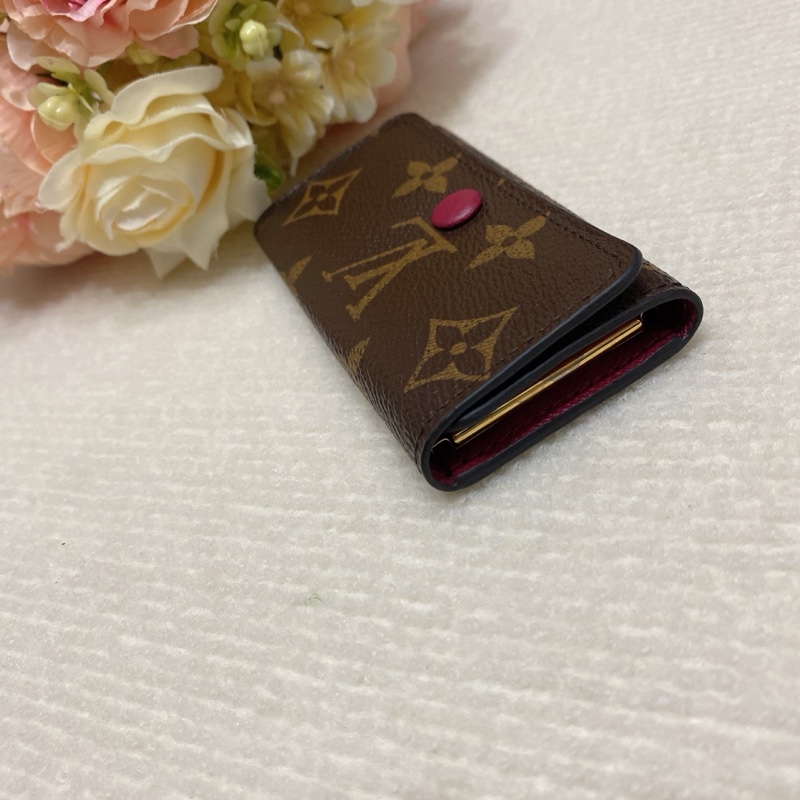 LV M41945 4孔鑰匙包 桃🏅-12