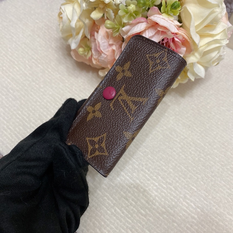 LV M41945 4孔鑰匙包 桃🏅-15