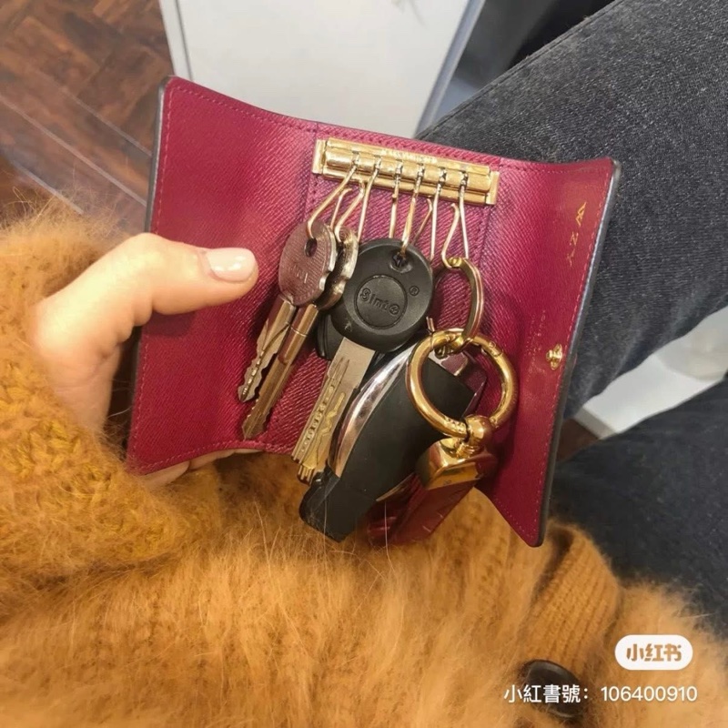 LV M41945 4孔鑰匙包 桃🏅-20