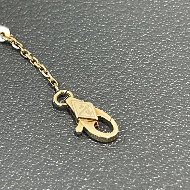 Vca/梵克雅寶 四葉草 幸運系列 項鍊  小號 白貝母 18k金-7