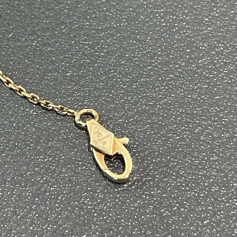 Vca/梵克雅寶 四葉草 幸運系列 項鍊  小號 白貝母 18k金-14