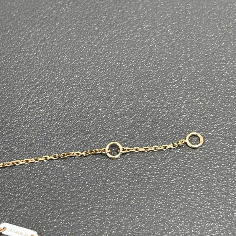 Vca/梵克雅寶 四葉草 幸運系列 項鍊  小號 白貝母 18k金-16