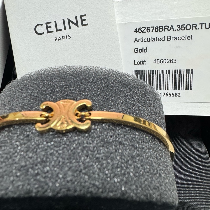 CELINE TRIOMPHE 鉸接式手鐲-0