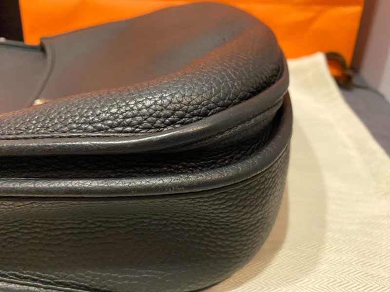 Hermès Evelyne 29 黑色 銀扣 D刻-4