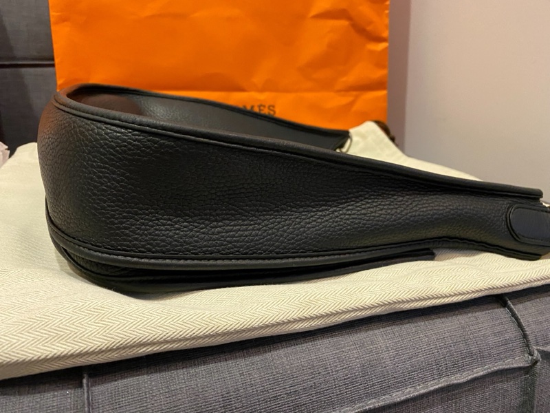 Hermès Evelyne 29 黑色 銀扣 D刻-6