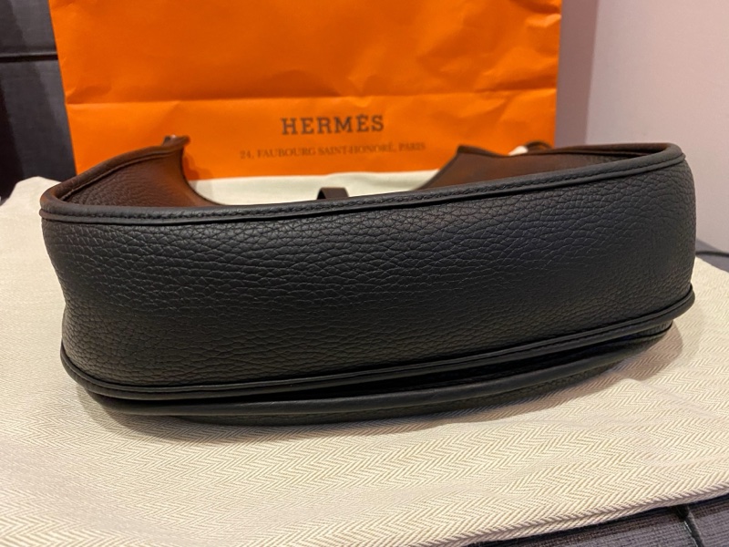 Hermès Evelyne 29 黑色 銀扣 D刻-7