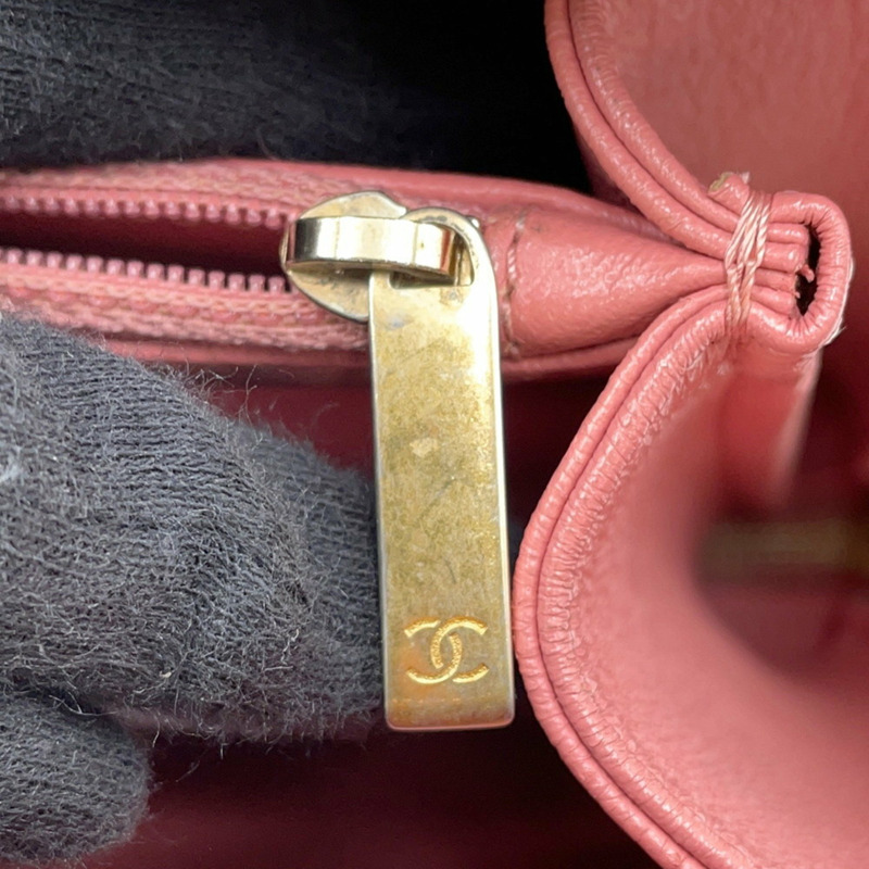 香奈兒 CC 鏤空鏈條肩背包，魚子醬紋皮革，貨號 A93343 CHANEL-14