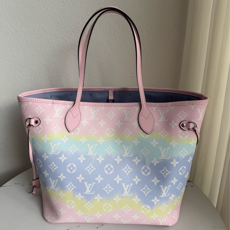 LV彩虹皮革NEVERFULL MM-1