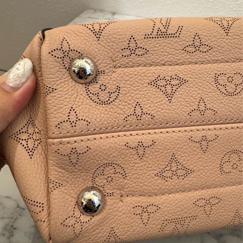 LV膚橘色月光女神手提兩用包-9