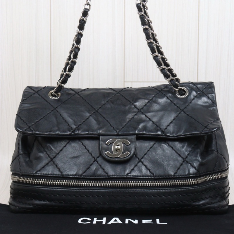 Chanel 仿舊銀扣機場-2