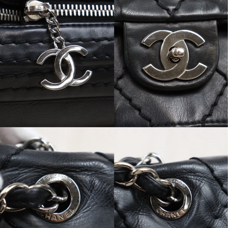 Chanel 仿舊銀扣機場-14