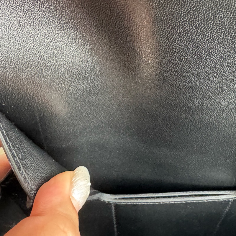 Hermes黑色銀釦Della屁股包-28