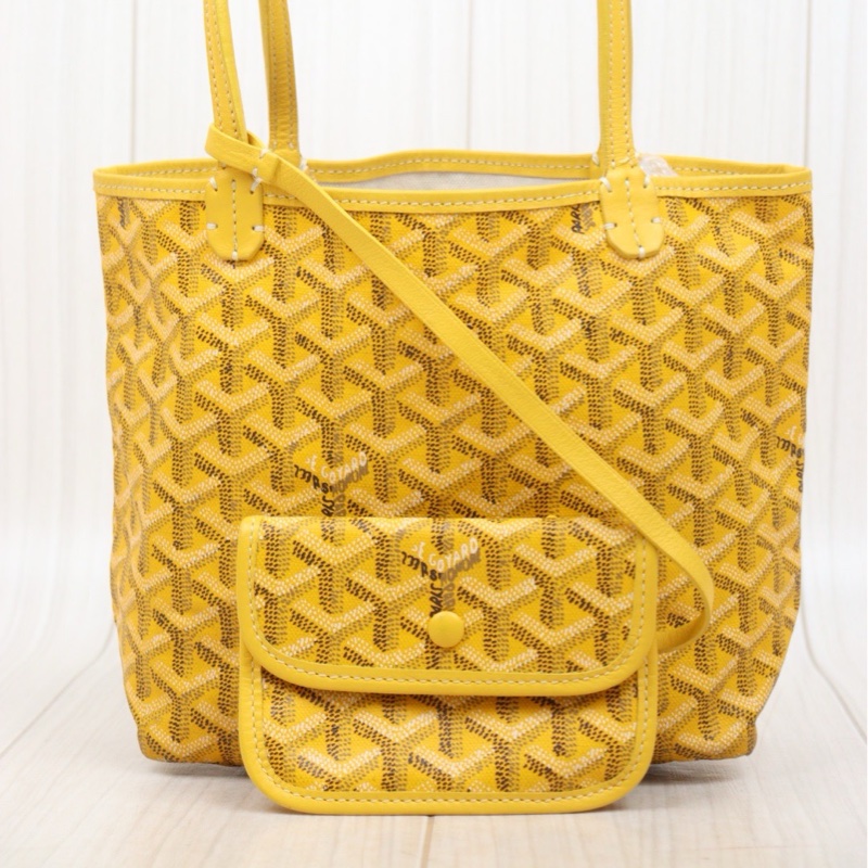 Goyard mini tote 黃色 mini 托特包-1