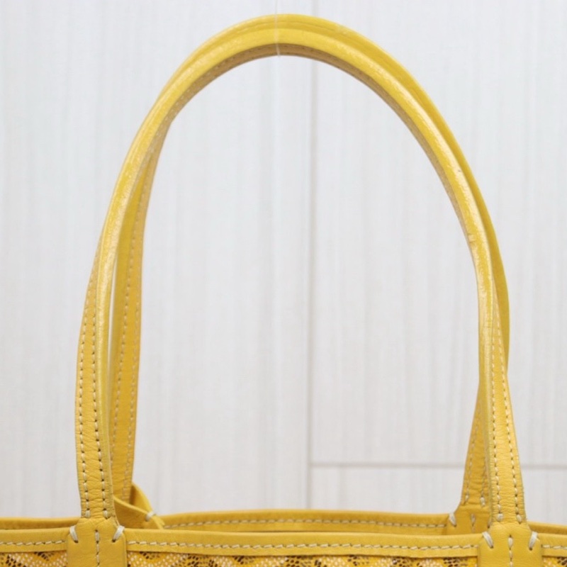 Goyard mini tote 黃色 mini 托特包-5