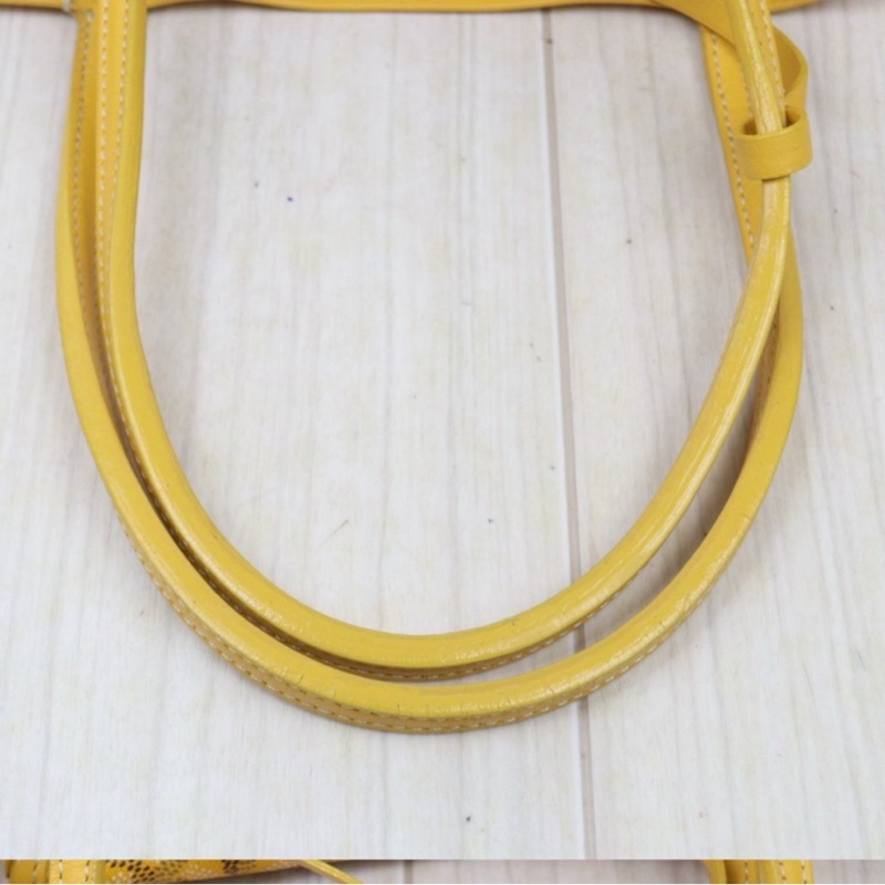 Goyard mini tote 黃色 mini 托特包-7