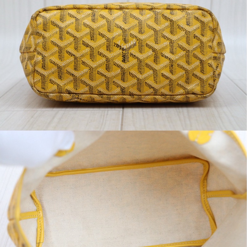 Goyard mini tote 黃色 mini 托特包-9