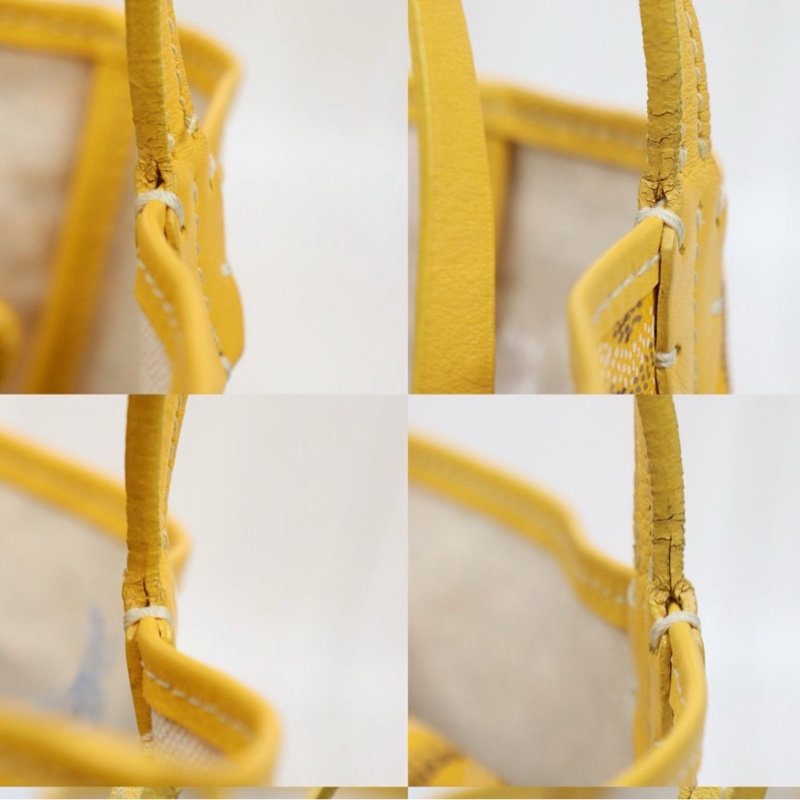 Goyard mini tote 黃色 mini 托特包-13