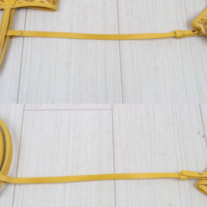 Goyard mini tote 黃色 mini 托特包-15