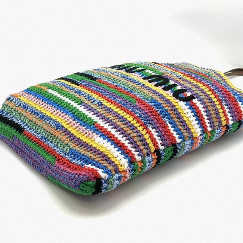 MIUMIU 彩虹編織托特肩背包33*41*2 99新配件塵袋-2