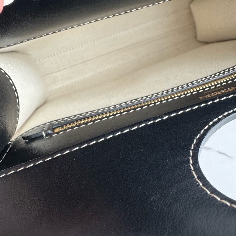 Burberry 黑皮革邊帆布手提兩用包-31