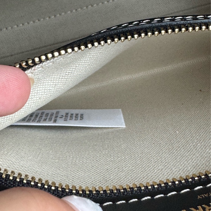 Burberry 黑皮革邊帆布手提兩用包-35