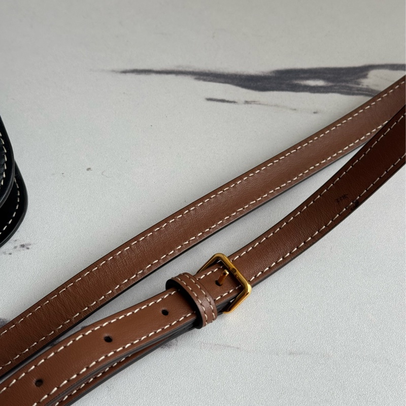 Burberry 黑皮革邊帆布手提兩用包-37