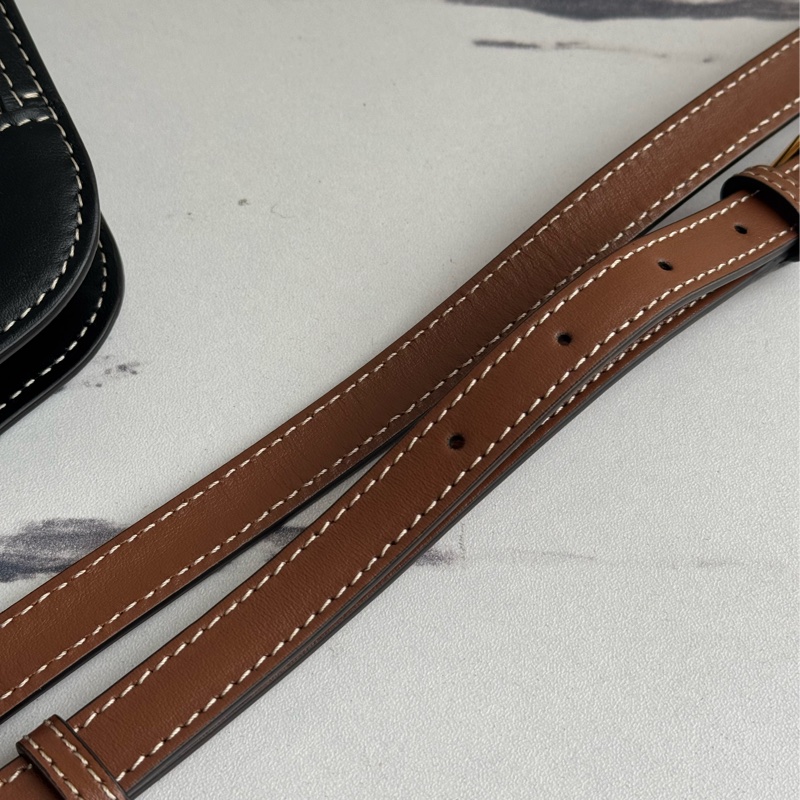 Burberry 黑皮革邊帆布手提兩用包-42