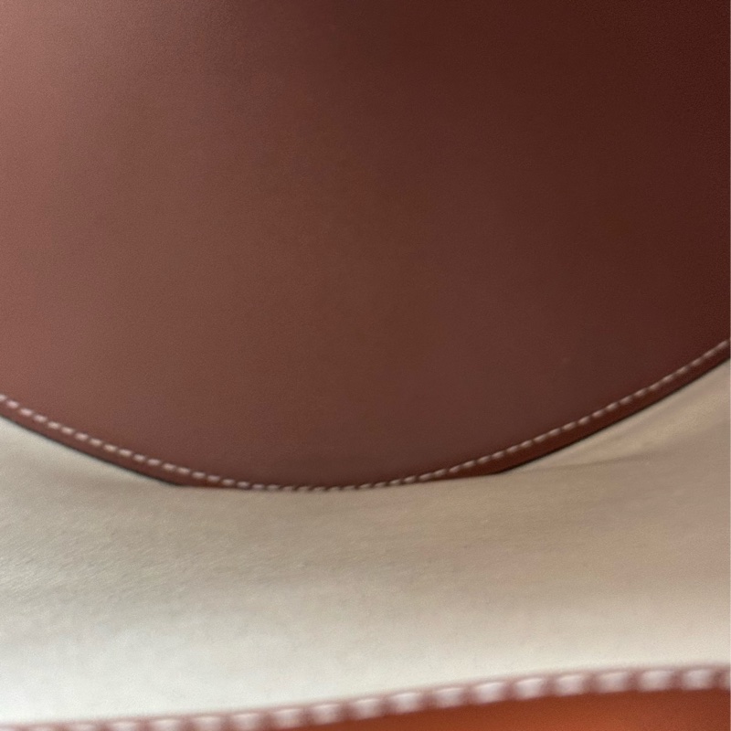 Burberry 棕色針織格紋手提兩用水桶包-32