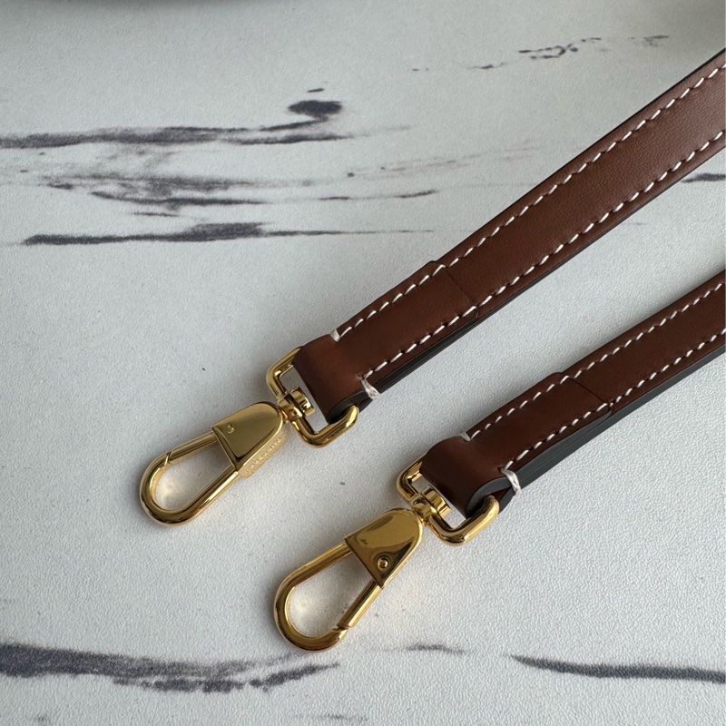 Burberry 棕色針織格紋手提兩用水桶包-45