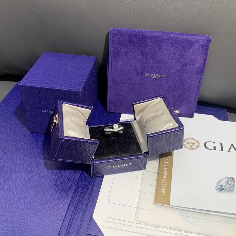 Chaumet尚美 Josephine Aigrette加冕·爱系列 白鹭冠冕 V字型水滴钻戒-0