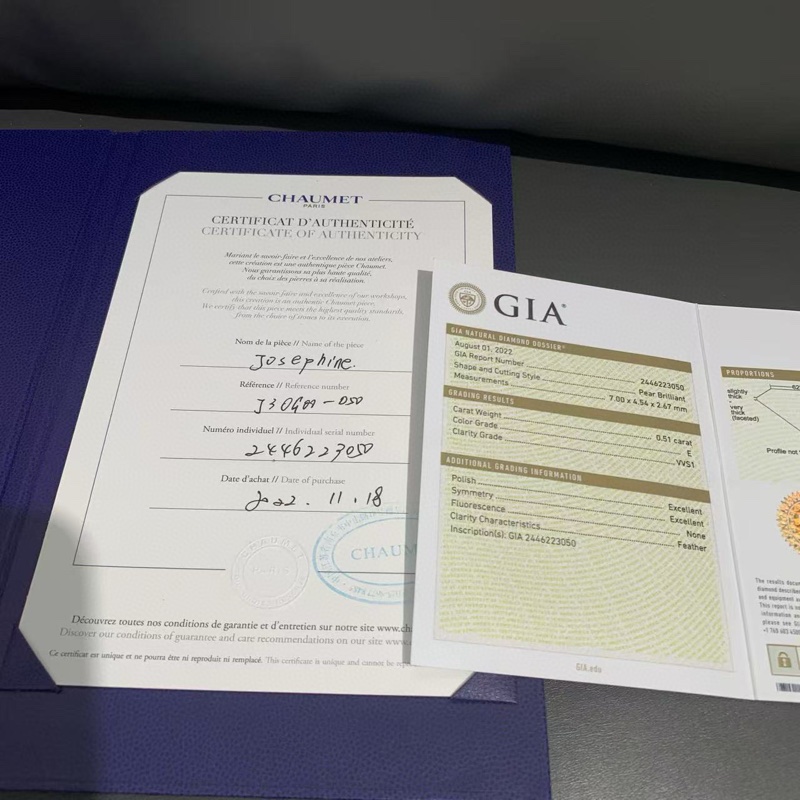 Chaumet尚美 Josephine Aigrette加冕·爱系列 白鹭冠冕 V字型水滴钻戒-6