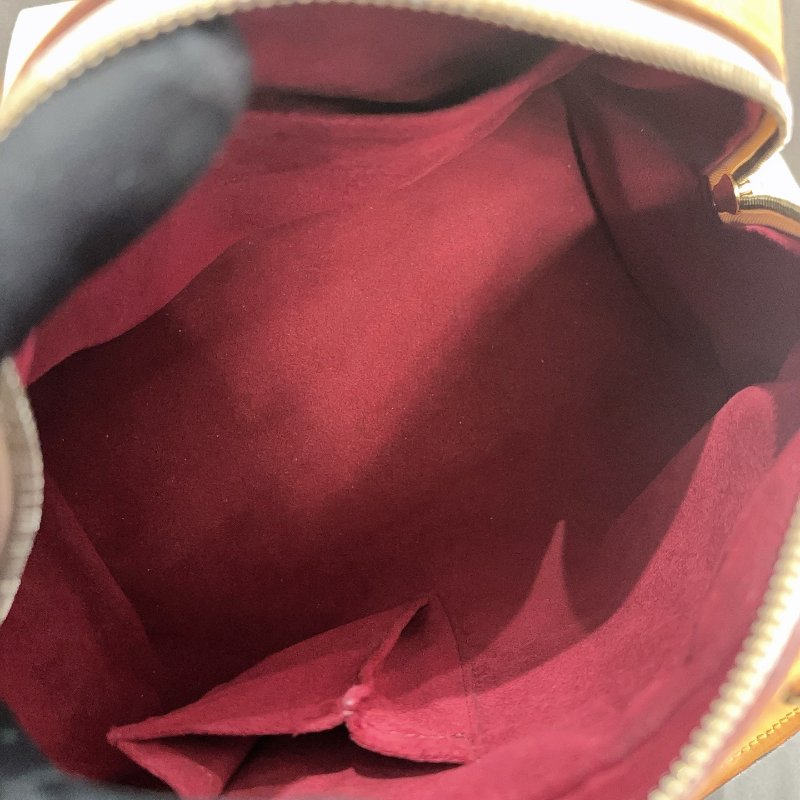 LV 白三彩保齡球手提包 絕版三彩 25*21 95新配件塵袋-9