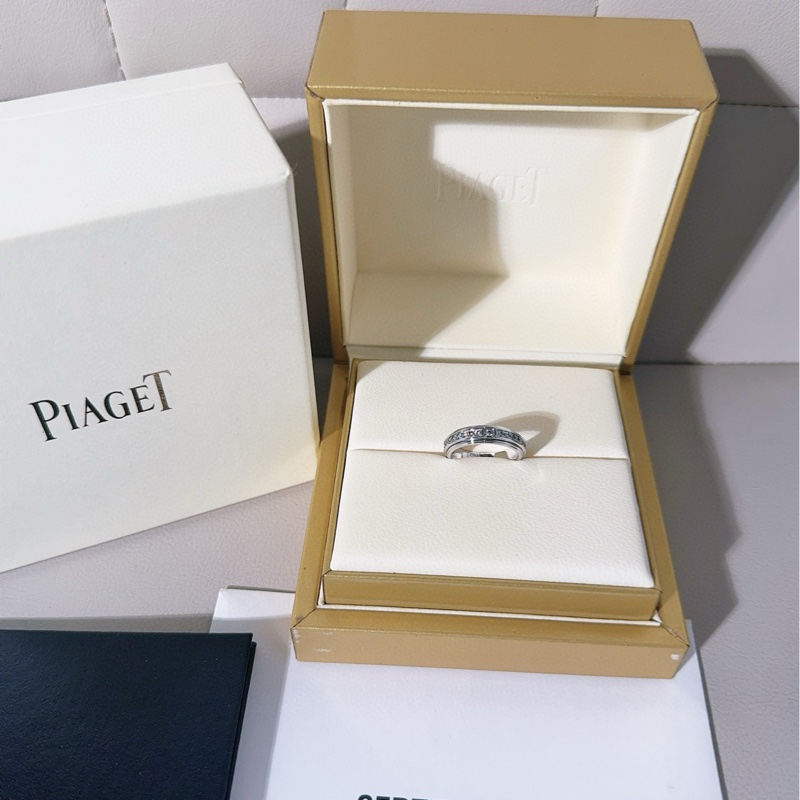 Piaget伯爵 Possession时来运转系列 白金满钻戒指-1