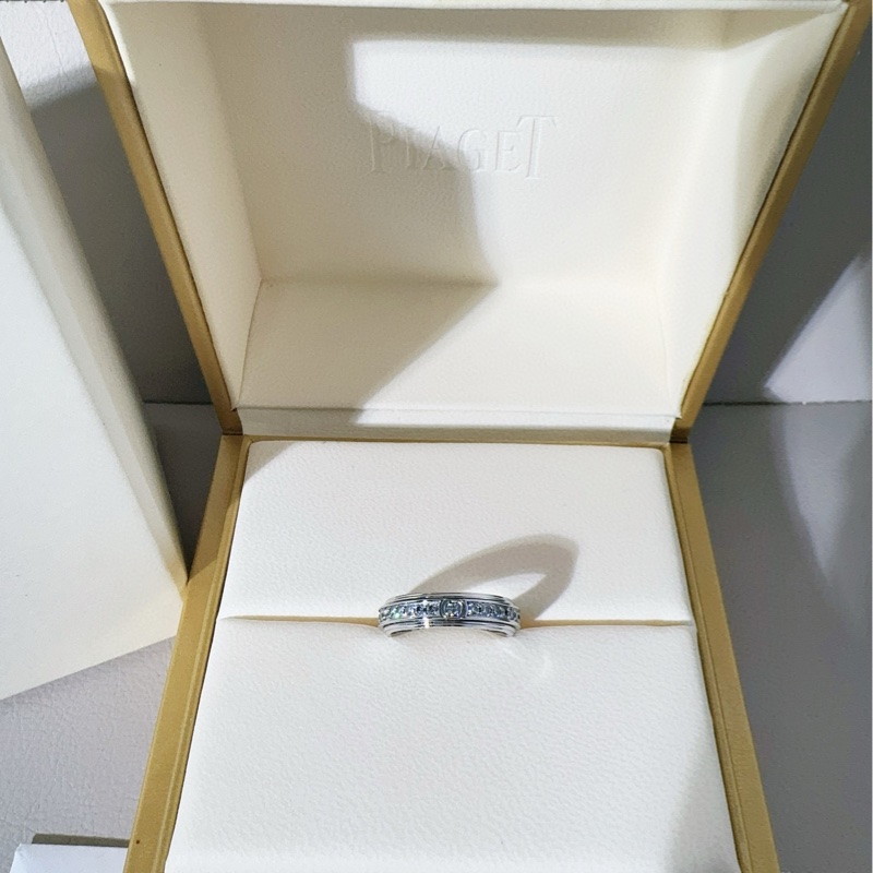 Piaget伯爵 Possession时来运转系列 白金满钻戒指-2