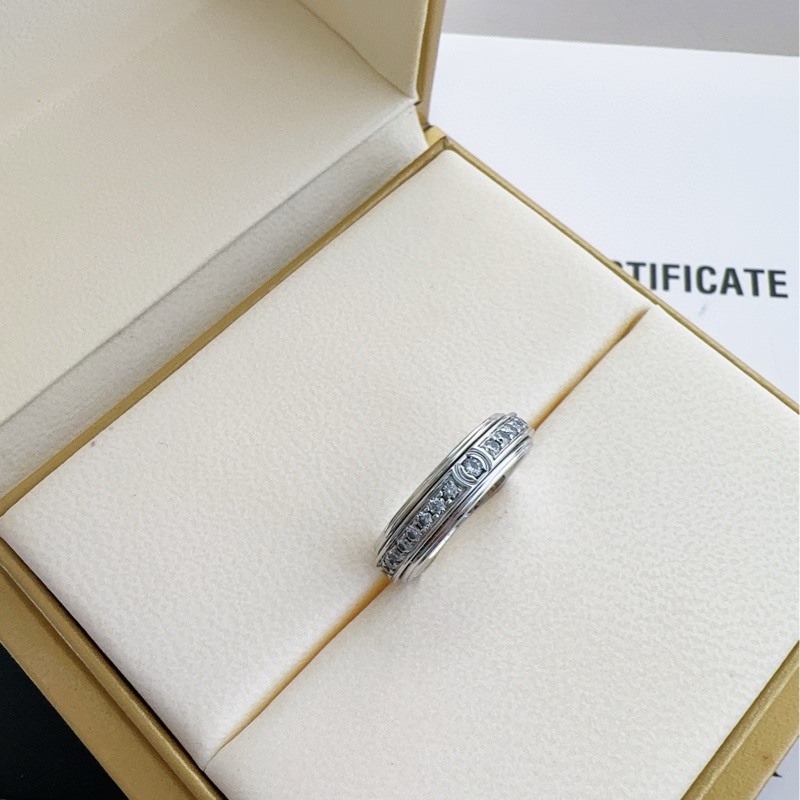 Piaget伯爵 Possession时来运转系列 白金满钻戒指-3