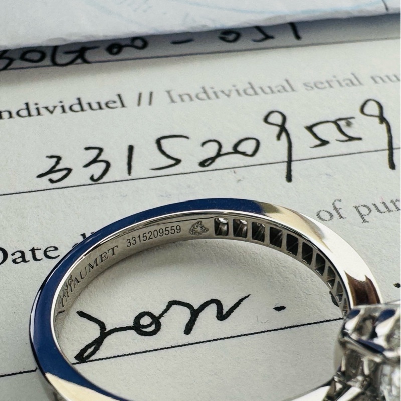 Chaumet尚美 Josephine Aigrette加冕·爱系列 白鹭冠冕 V字型水滴钻戒-4