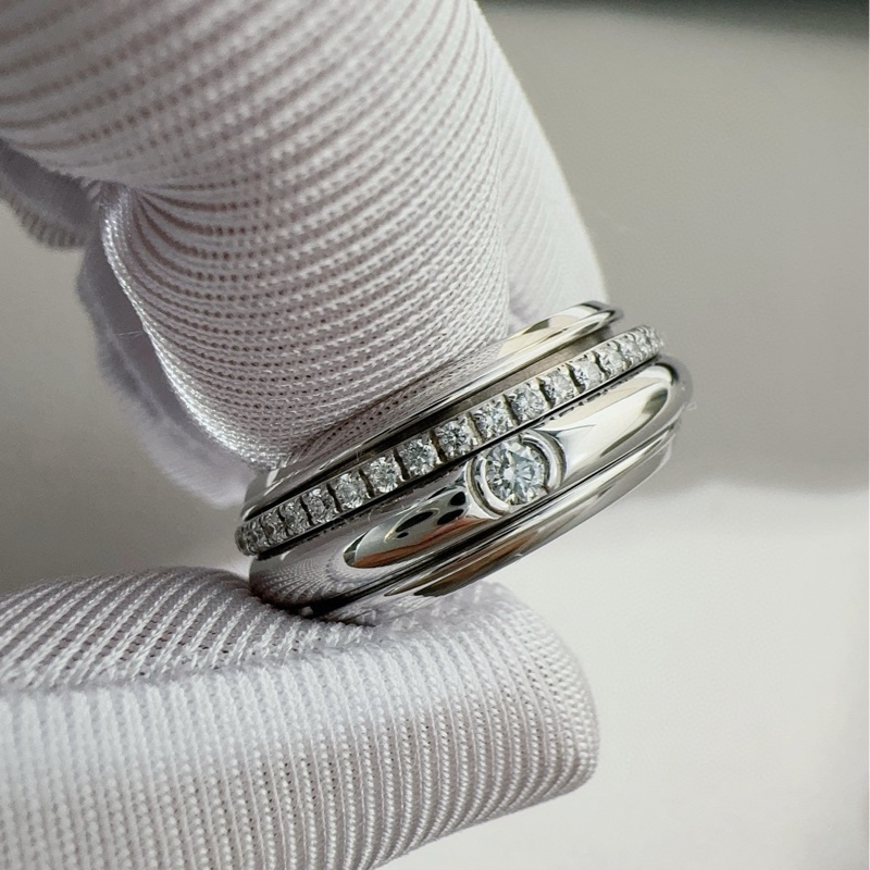 PIAGET伯爵 possession系列 时来运转双环钻石戒指-5