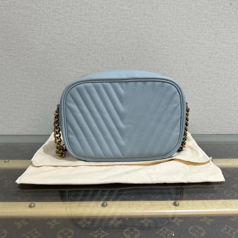 LV馬卡龍藍WAVE相機肩背斜背包 22*5*14 99新配件塵袋-5