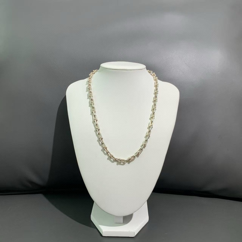 Tiffany蒂芙尼 HardWear系列 纯银链环项链-0