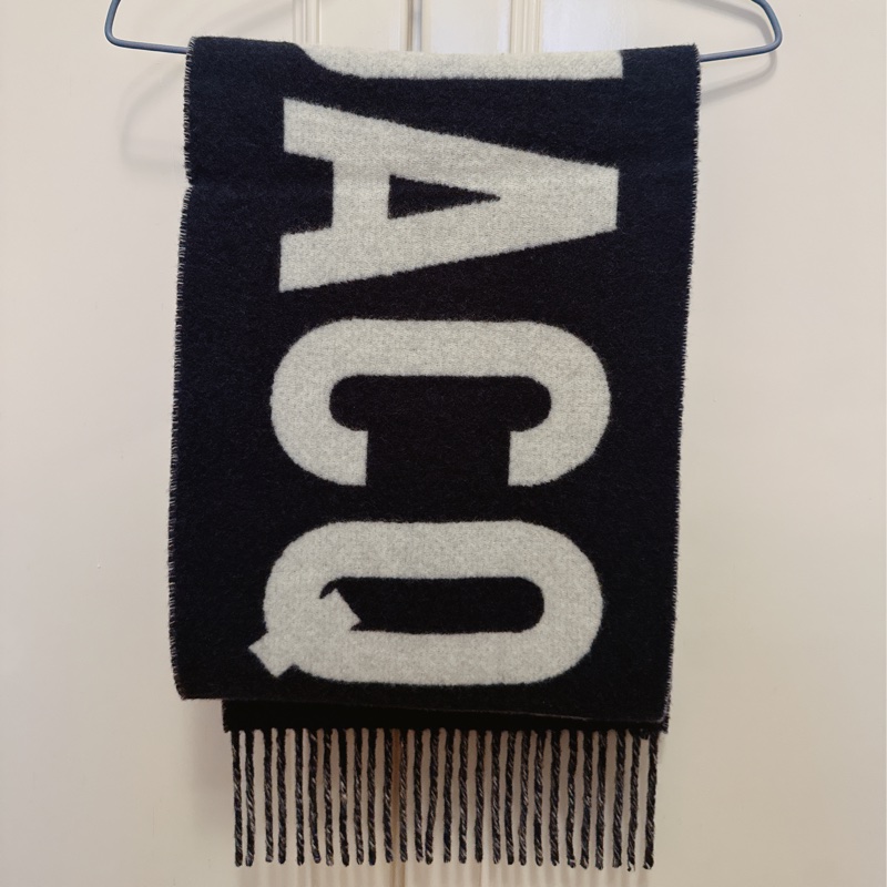 Jacquemus 標誌提花流蘇邊圍巾-2