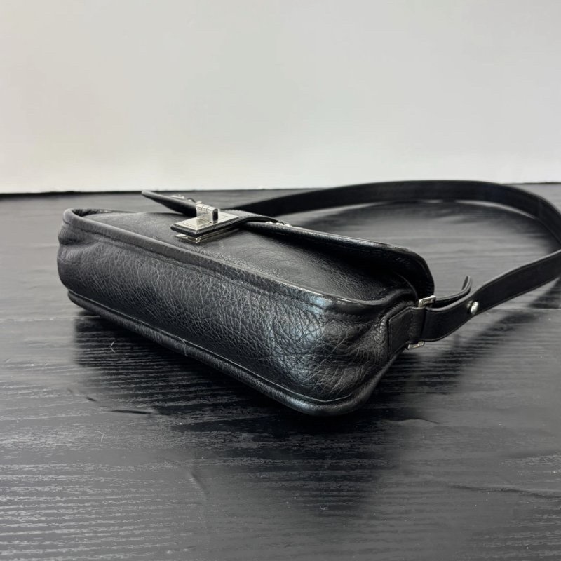 CHANEL 黑銀2.55腋下肩背包 27*15*7 98新配件塵袋-2