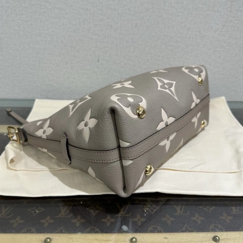 LV 大象灰小號carryall子母肩背斜背包 芯片款 28*24*13 98新配件盒子塵袋吊牌-4