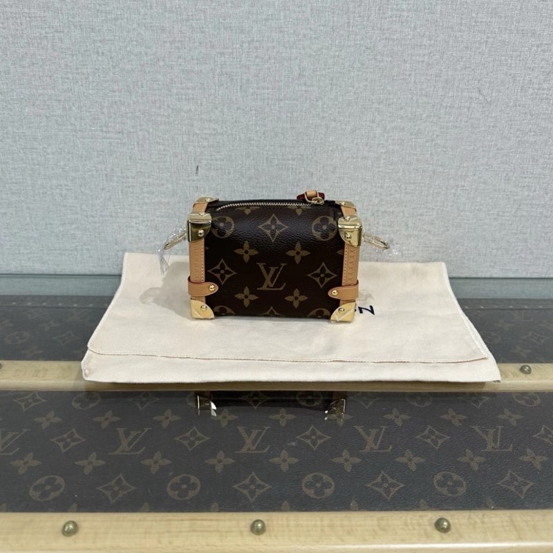 LV 老花 Sidetrunk mini 手提斜背包 芯片款 13.5*19*6 99新配件塵袋購證-5